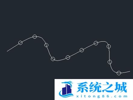 AutoCAD2018怎么等分曲线？