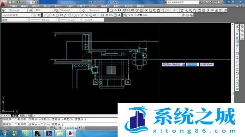 CAD中如何快速准确剪切电视墙？