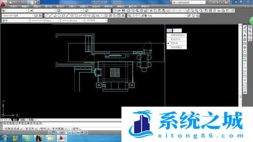 CAD中如何快速准确剪切电视墙？