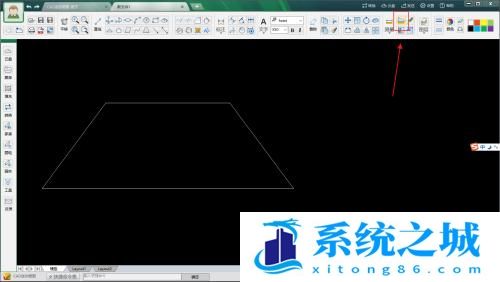 CAD迷你画图怎么计算梯形图形的面积？