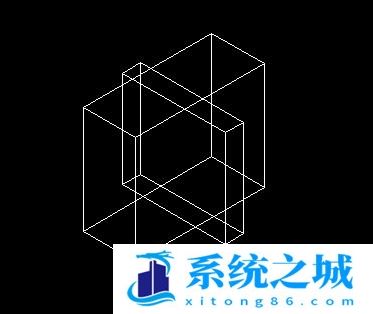 AutoCAD使用入门：[19]三维立体组合之并集