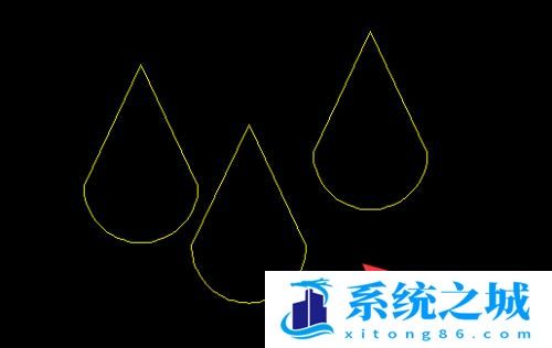 CAD中作水源地图标的方法