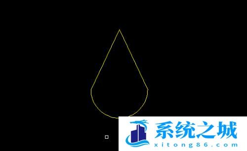 CAD中作水源地图标的方法