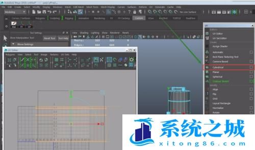 Maya展uv贴图步骤